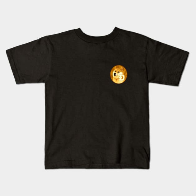 dogecoin Kids T-Shirt by alohagang